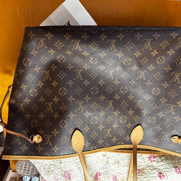 Louis Vuitton New Neverfull GM Monogram Tote Bag LV Brown - Picture 8 of 11